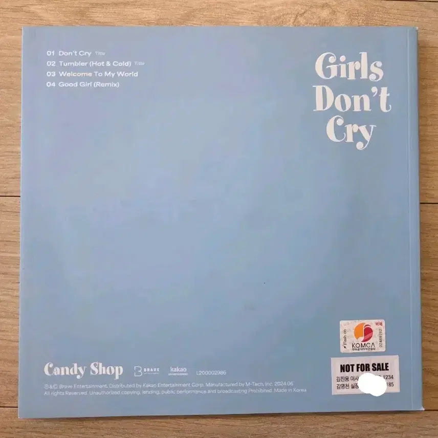 [BUNJANG] Candy Shop Autographed Unreleased Album Photocard / 캔디샵 candy shop 친필싸인 사인 비매 앨범 kpop 포카