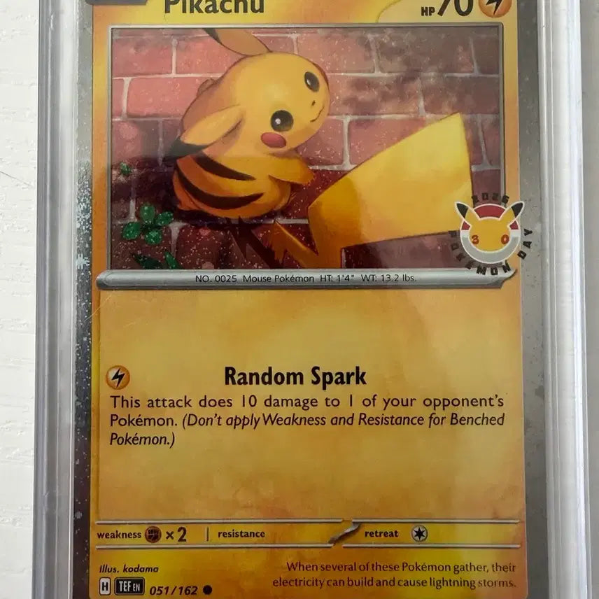 [BUNJANG] 30th Anniversary Pikachu Promo Swirl Card / 30주년 피카츄 프로모 스월