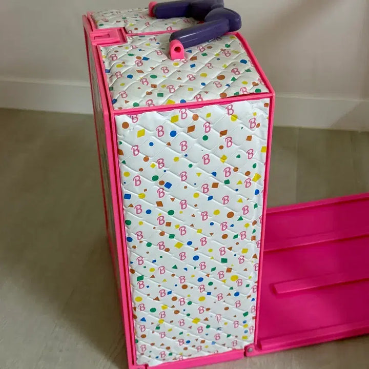 [BUNJANG] Vintage Barbie Doll Carrier Bag / 빈티지바비 돌 케리어 가방