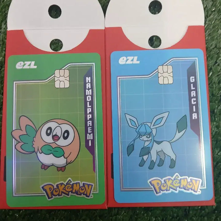 [BUNJANG] Pokemon Glaceon &amp; Rowlet Transit Card / 포켓몬 나몰빼미,블랙키,두드리짱 이즐 교통카드