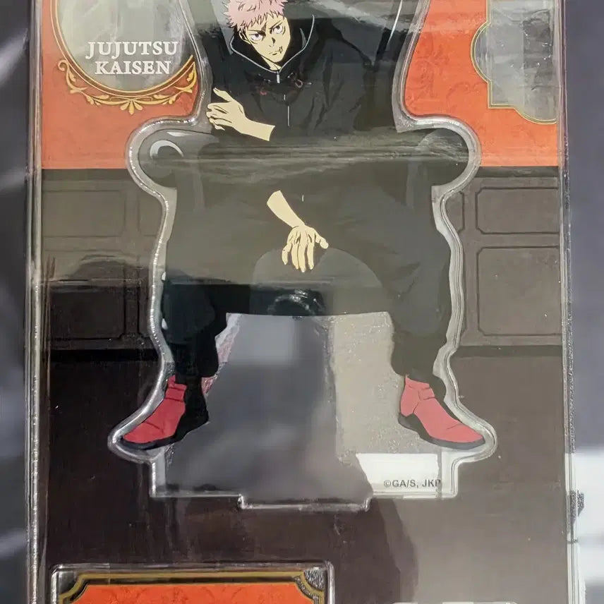 [BUNJANG] Jujutsu Kaisen Yuji Itadori Black Chair Acrylic Stand / 주술회전 이타도리 유지 블랙체어 아크릴
