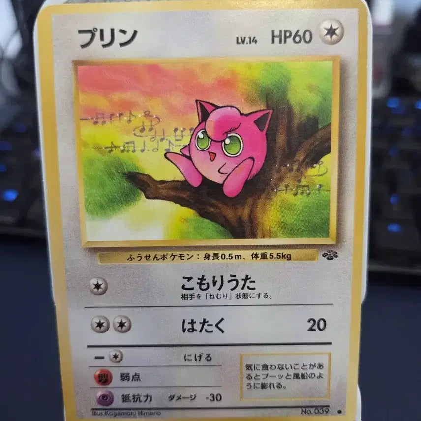 [BUNJANG] Pokemon Card 1996 1st Edition Base Set Old Back Purin / 포켓몬카드) 1996 초판 확장팩 1탄 올드백 푸린