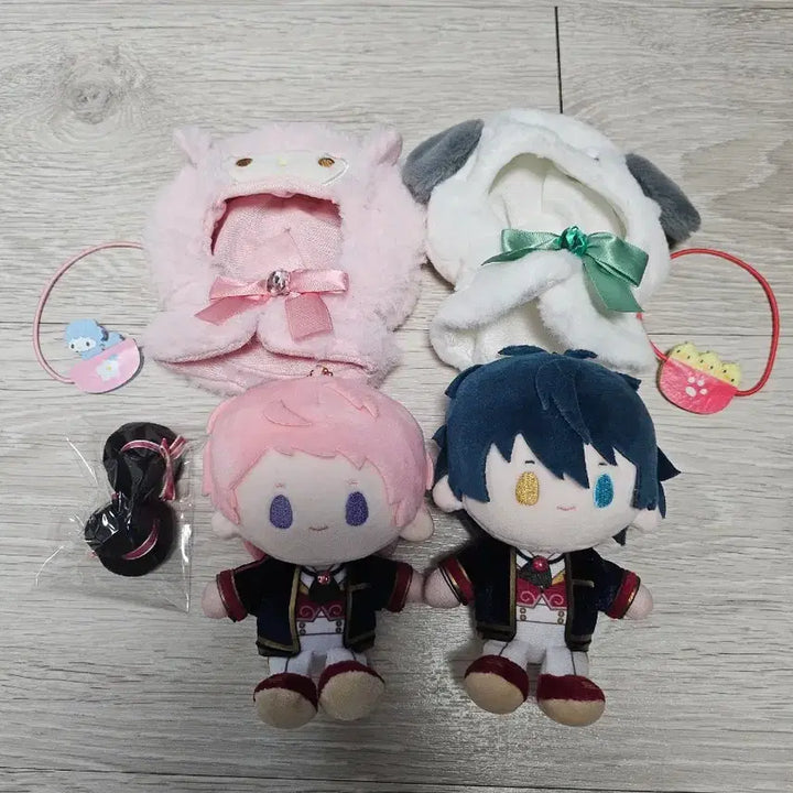 [BUNJANG] Ensemble Stars! Chugoku Star Dream Plush Set Valkyrie Itsuki Shu, Kagehira Mika with Sanrio Enjoy Doll Clothes / [일괄] 앙상블스타즈 앙스타 중스타 드림누이 발키리 이츠키 슈, 카게히라 미카 산리오 엔조이 인형 옷 포함