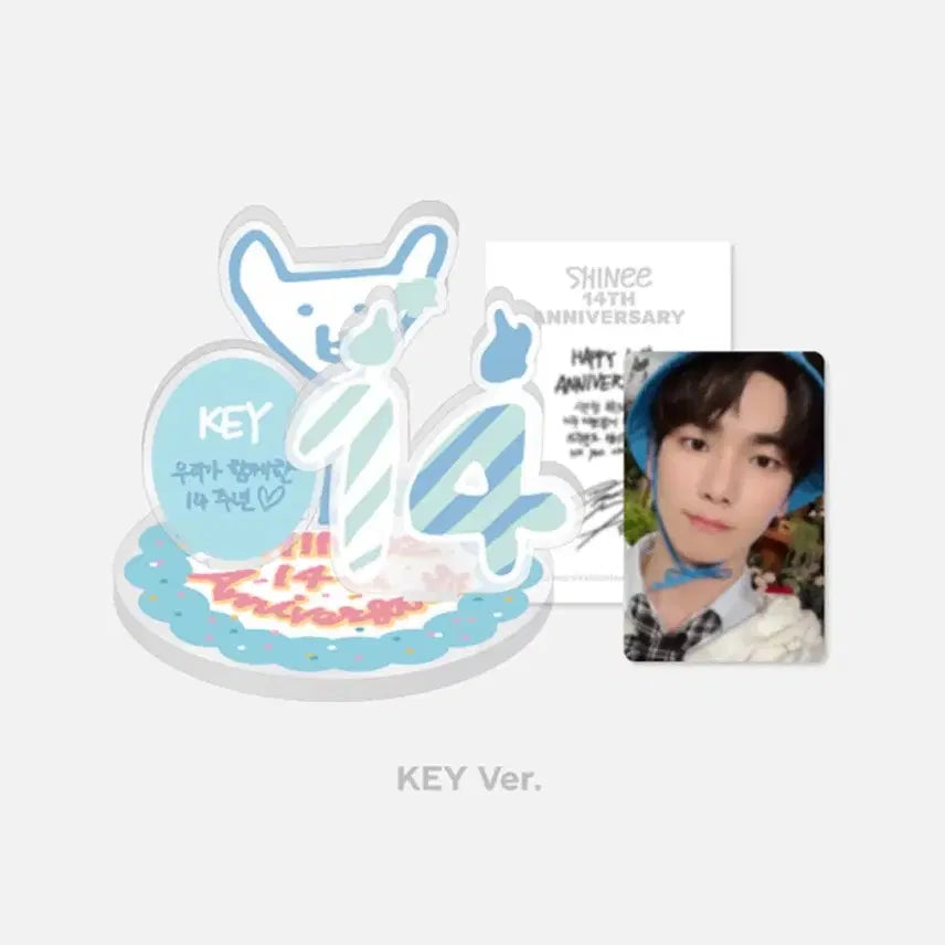 [BUNJANG] SHINee Key 14th Anniversary Acrylic Stand AR Voice Set / 샤이니 키 14주년 아크릴 스탠드 AR 보이스 세트