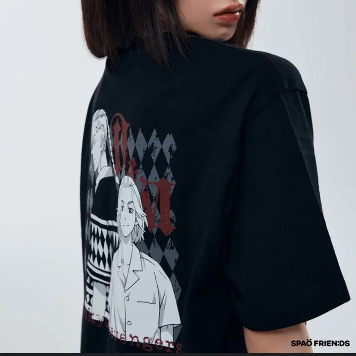 [BUNJANG] Spao Tokyo Revengers Short-Sleeve T-Shirt M / 스파오 도리벤 도쿄리벤저스 반팔 티셔츠 M