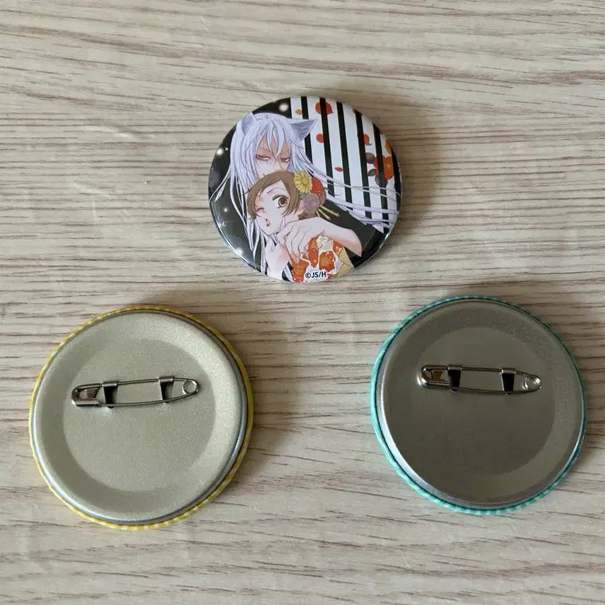 [BUNJANG] Kamisama Kiss 3-Piece Badge Set / 오늘부터신령님 뱃지 3종