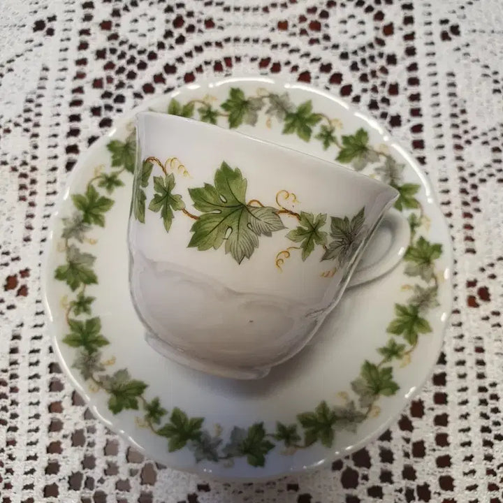 [BUNJANG] Antique German Schirnding Bavaria Teacup and Saucer / 앤틱 독일 쉬른딩 바바리아 찻잔
