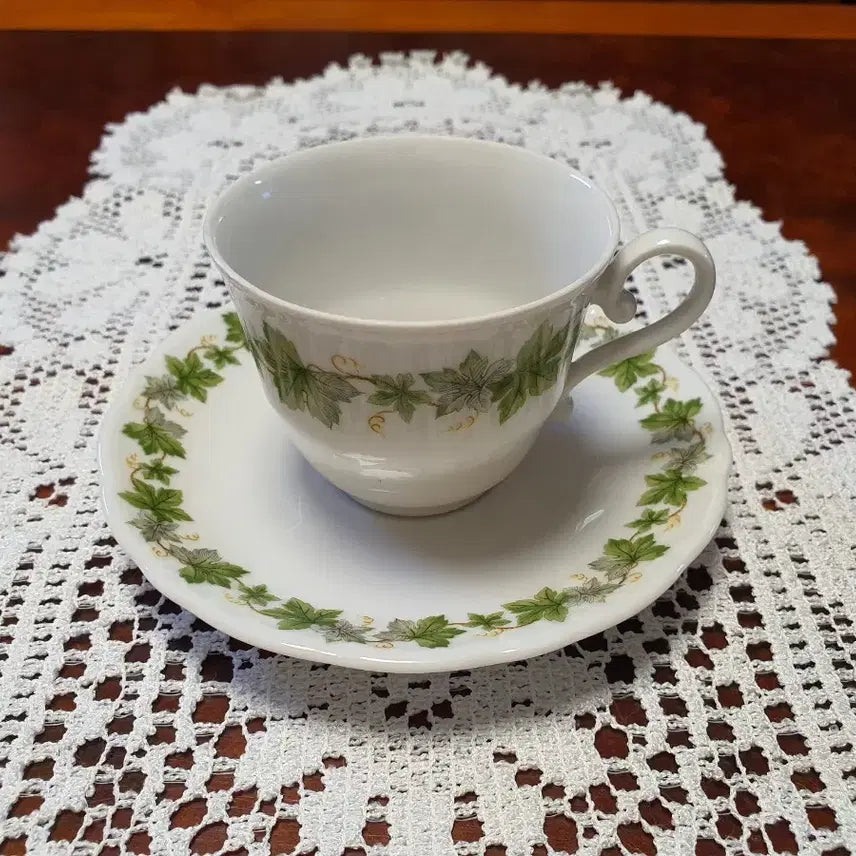 [BUNJANG] Antique German Schirnding Bavaria Teacup and Saucer / 앤틱 독일 쉬른딩 바바리아 찻잔