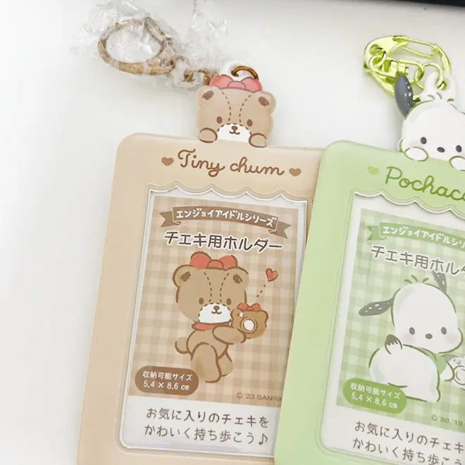 [BUNJANG] Sanrio Original Photocard Holder Bundle Set (Cheki Holder) - Pochacco, Cinnamoroll, My Melody / 산리오 포카홀더 일괄 정품 체키홀더 타이니참 포차코 시나모롤 마이멜로디