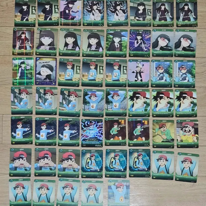 [BUNJANG] Shinbi Apartment Gaeun &amp; Hyunwoo Card Bundle Set / 신비아파트 가은, 현우 카드 일괄 판매합니다