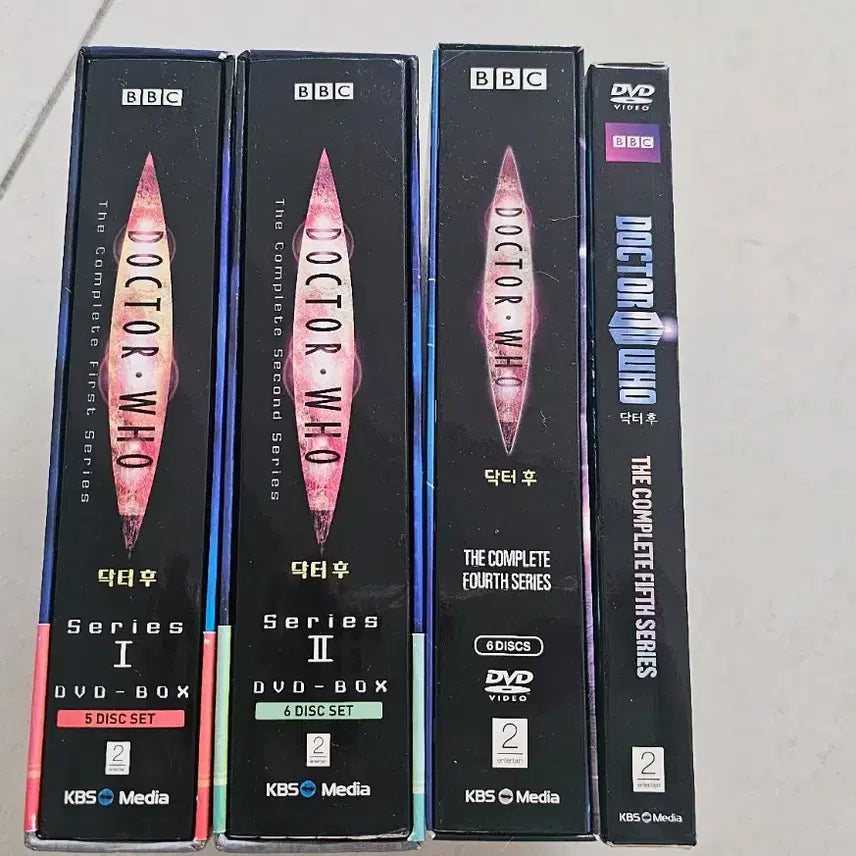 [BUNJANG] Doctor Who Seasons 1, 2, 4, 5 DVD Set / 닥터후 dvd kbs정발 1.2.4.5시즌