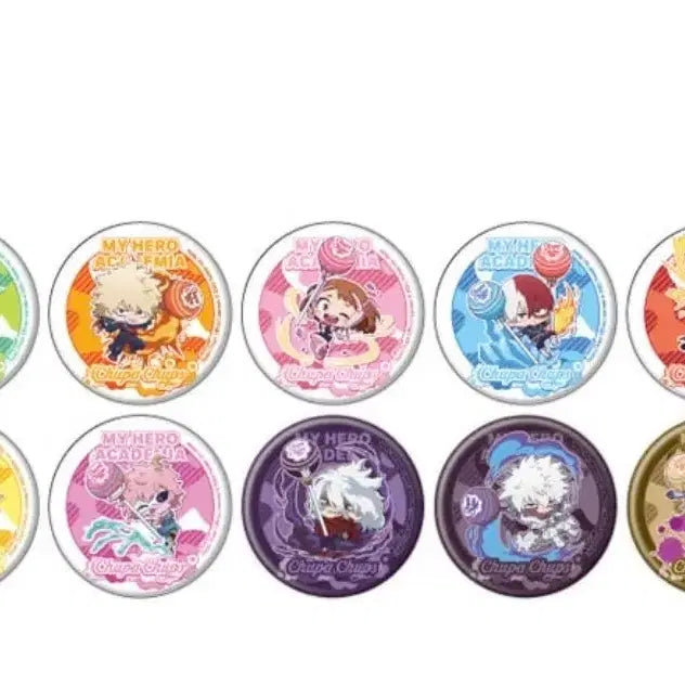 [BUNJANG] My Hero Academia x Chupa Chups Collaboration Can Badge (Izuku Midoriya) / 나의 히어로 아카데미아 X 추파 춥스 콜라보 캔뱃지