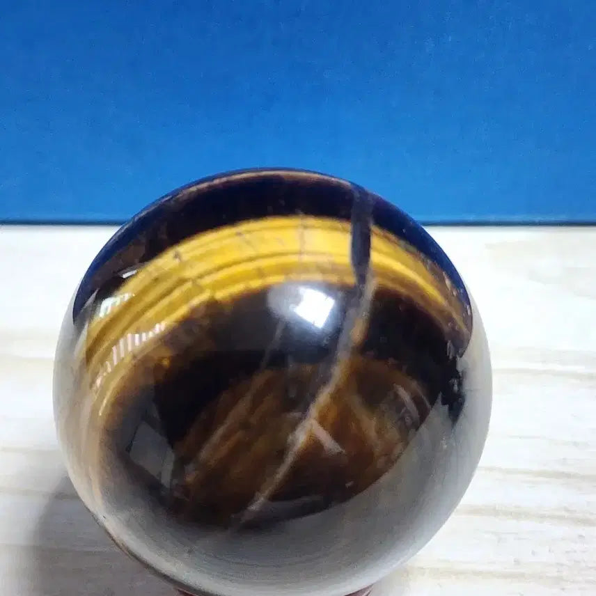 [BUNJANG] Tiger Eye Sphere and Obelisk Set with Stand / 호안석 구체 + 오벨리스크 세트+받침대
