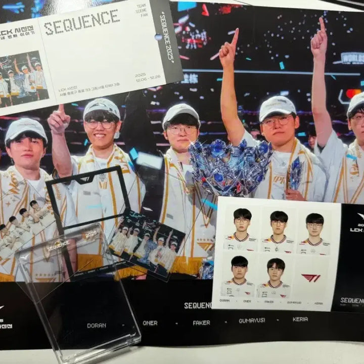 [BUNJANG] T1 2025 Worlds Championship Poster Bundle / T1 2025 월즈 우승 포스터