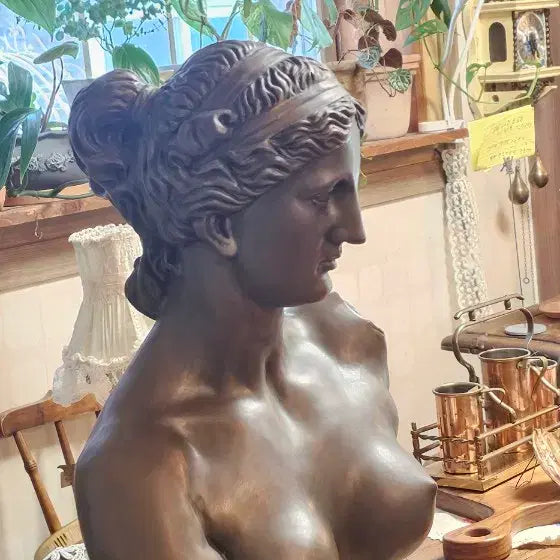 [BUNJANG] Antique Bronze Bust of a Woman / 엔틱 브론즈여성 흉상