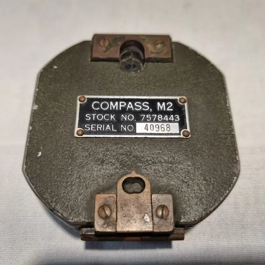 [BUNJANG] 1944-1945 Original M2 Artillery Compass (Fully Functional) / 1944 ~ 1945년산 오리지널 M2 포병용 정밀 나침반( 기믹 작동 완벽 )