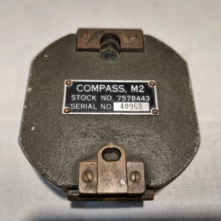 [BUNJANG] 1944-1945 Original M2 Artillery Compass (Fully Functional) / 1944 ~ 1945년산 오리지널 M2 포병용 정밀 나침반( 기믹 작동 완벽 )