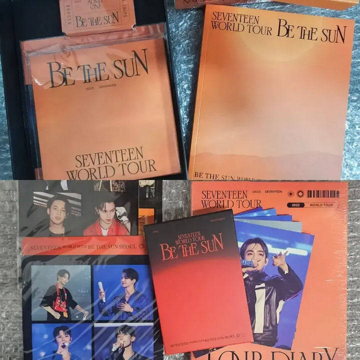 [BUNJANG] SEVENTEEN BETHESUN DVD Tour Diary Photobook Set POB Photocard / 세븐틴 비더썬 dvd 투어 다이어리 포토북 세트 특전 포카 포함