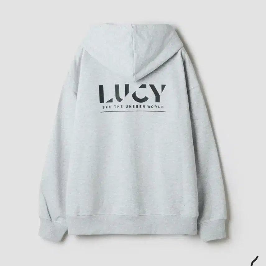 [BUNJANG] Lucy Hoodie Zip-up Gray Size S / 루시 후드 집업 회색