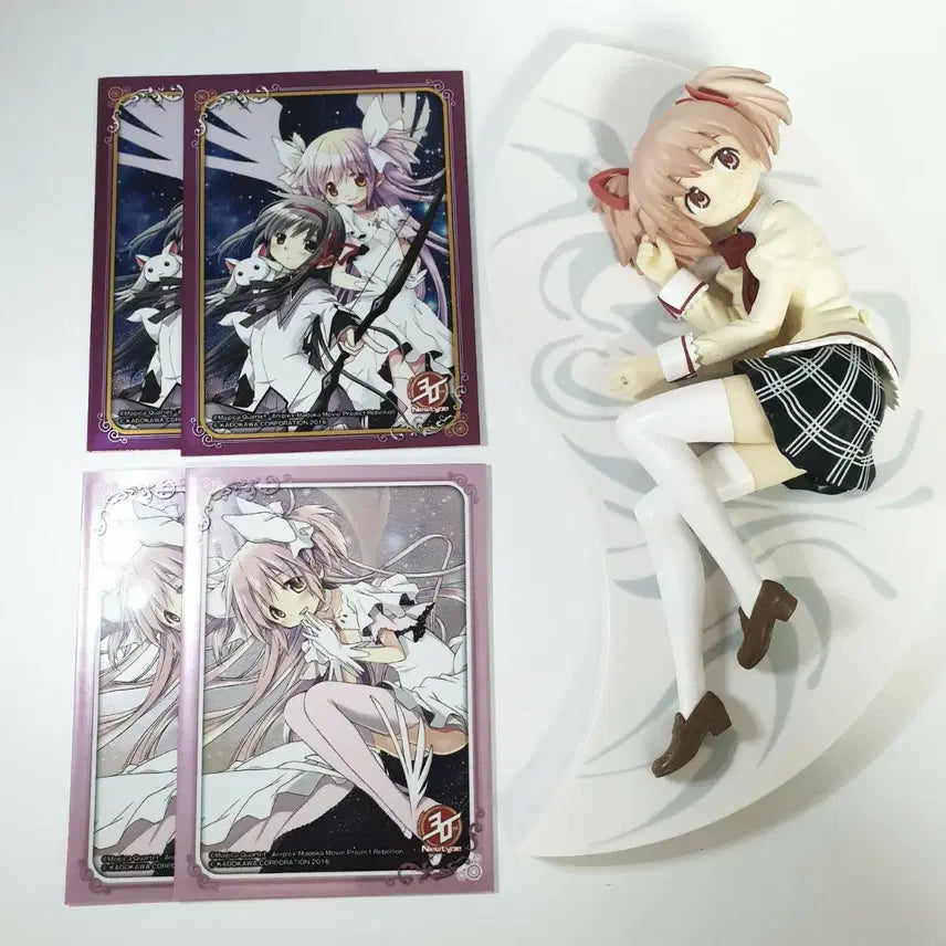 [BUNJANG] Puella Magi Madoka Magica Kaname Madoka Relax Figure Illustration Card / 마법소녀 마도카 마기카 카나메 마도카 릴렉스 피규어 일러스트 카드