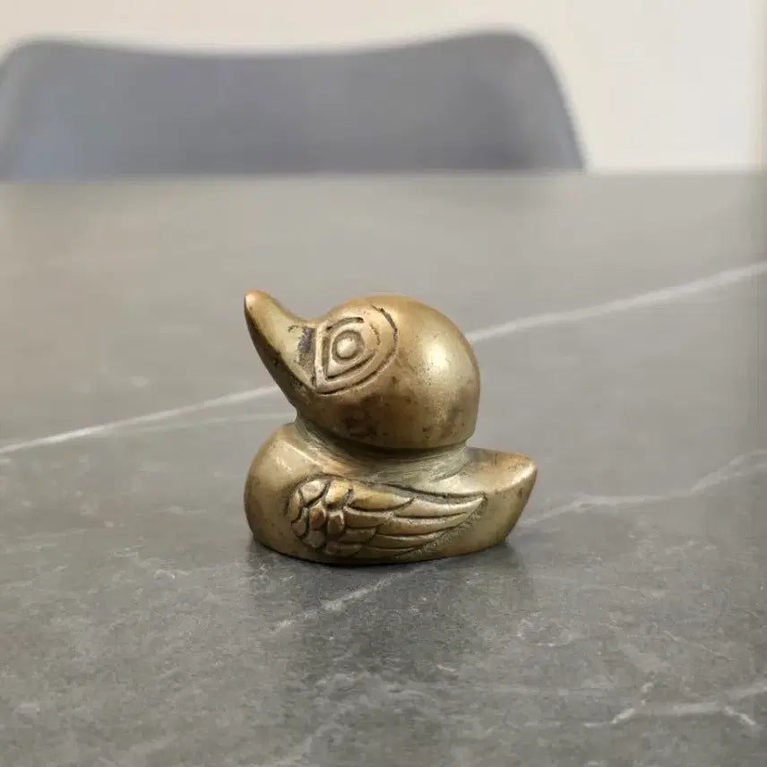 [BUNJANG] Mini Brass Duck Figurine / 미니 황동 오리 장식품