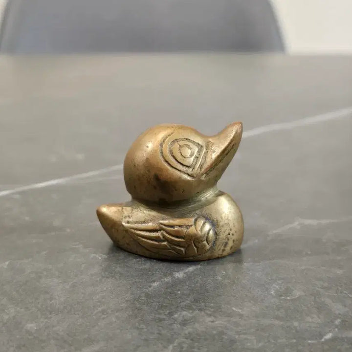 [BUNJANG] Mini Brass Duck Figurine / 미니 황동 오리 장식품