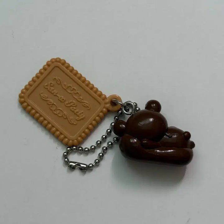 [BUNJANG] Classic Rilakkuma Biscuit Keychain / 고전 리락쿠라 비스킷 키링