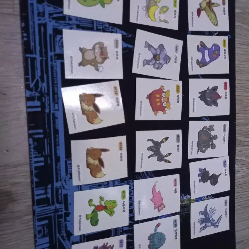 [BUNJANG] Pokemon Sticker Sheet / 포켓몬스터 띠부실