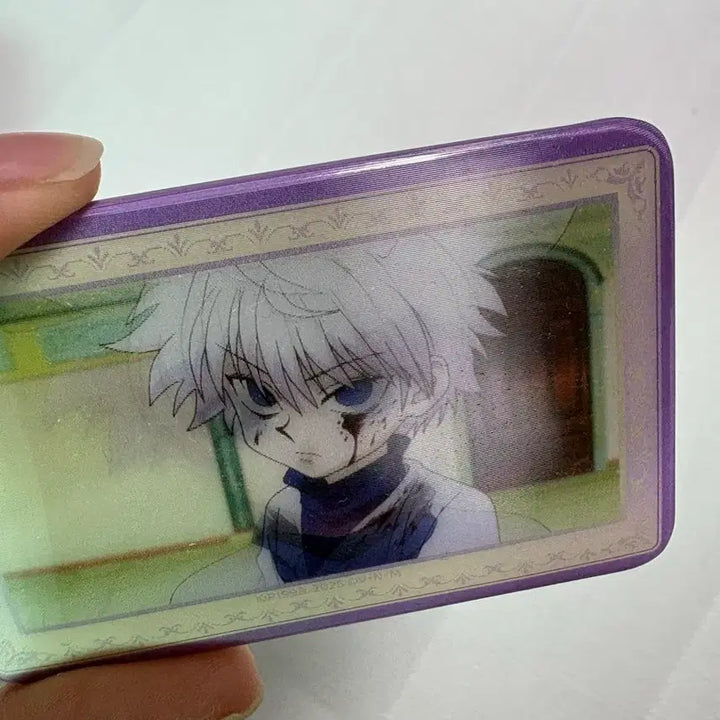 [BUNJANG] Hunter x Hunter Killua Zoldyck Nui Plush &amp; Lenticular Badge Bundle Set / 일괄 헌터헌터 키르아 조르딕 굿즈 허그캬라 누이 렌티큘러 뱃지