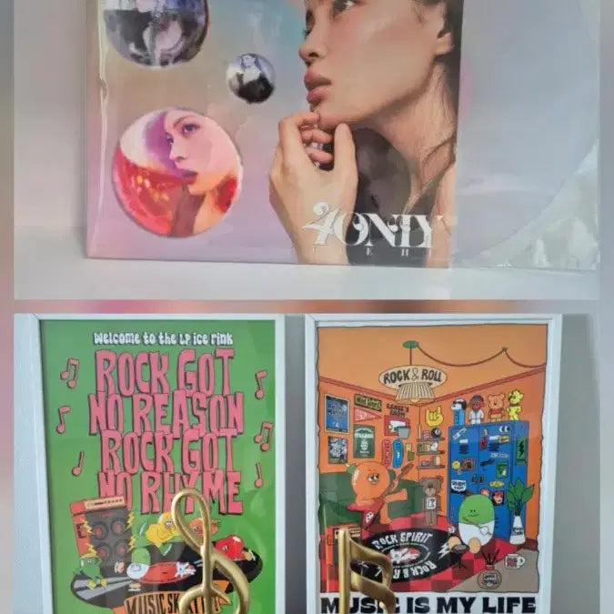 [BUNJANG] Lee Hi LP, Richard LP, Music Themed Decor Bundle / 이하이lp,음악관련장식품 일괄판매