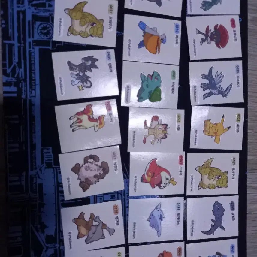 [BUNJANG] Pokemon Sticker Collection / 포켓몬스터 띠부실2