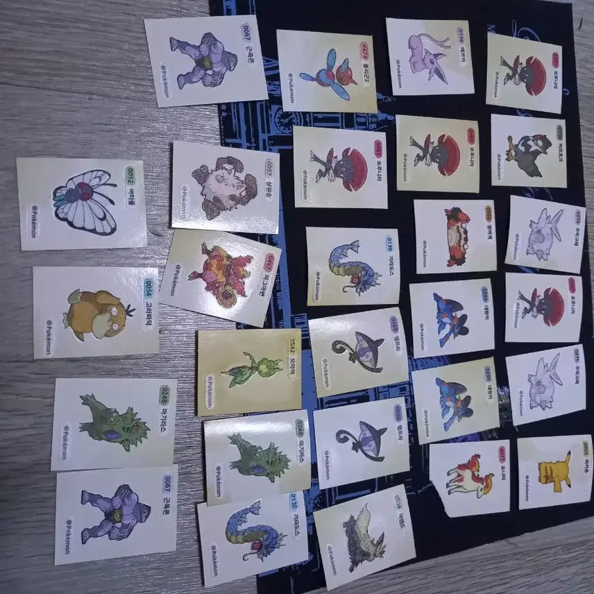 [BUNJANG] Pokemon Sticker Set 3 / 포켓몬스터 띠부실 3