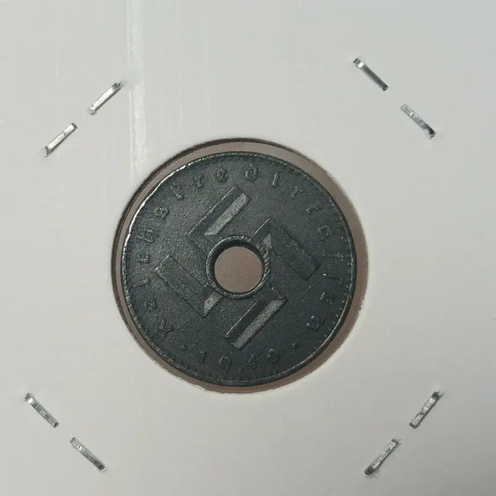 [BUNJANG] 1940 German Nazi 5 Pfennig Military Coin - Rare / 1940A 독일 나치 군용 5페니히 ㅡ밀리터리,희소ㅡ