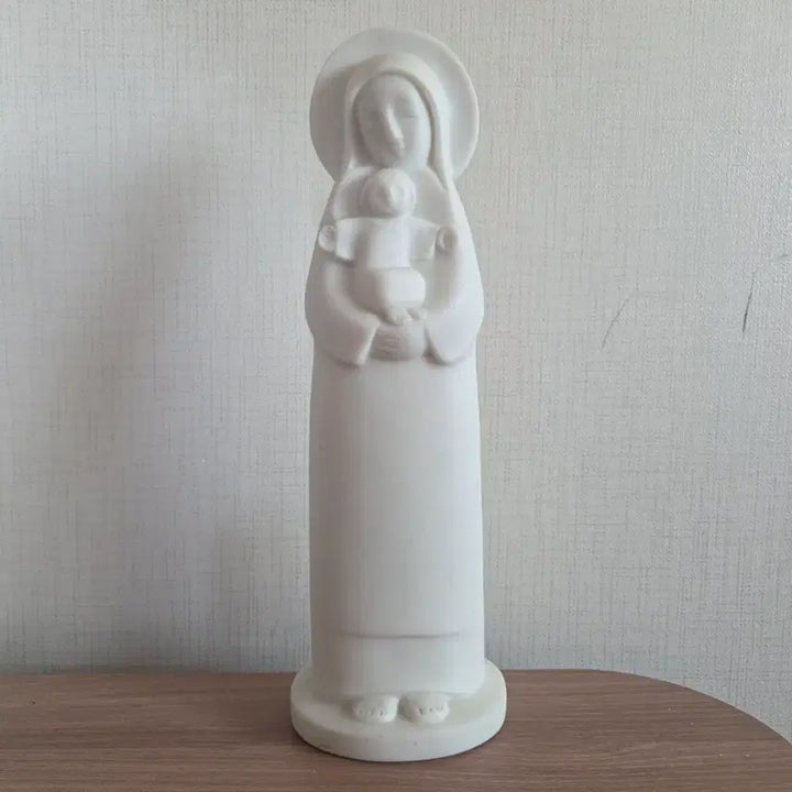 [BUNJANG] Artist Made "Mother and Child" Statue (2005) / 2005년 성모자상 작가 작품 인조 대리석 성모자상