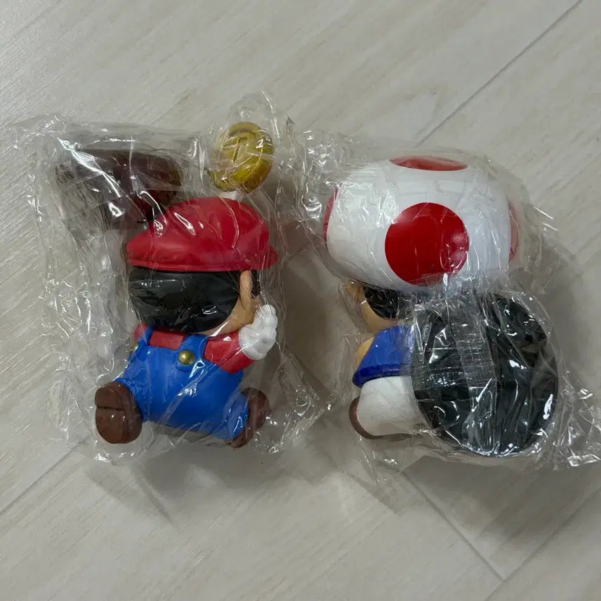 [BUNJANG] Super Mario &amp; Crayon Shin-chan Mushroom Figure Set (8cm) / (2개 세트) 슈퍼마리오 짱구는못말려 짱구 버섯 맹구 약 8cm 피규어