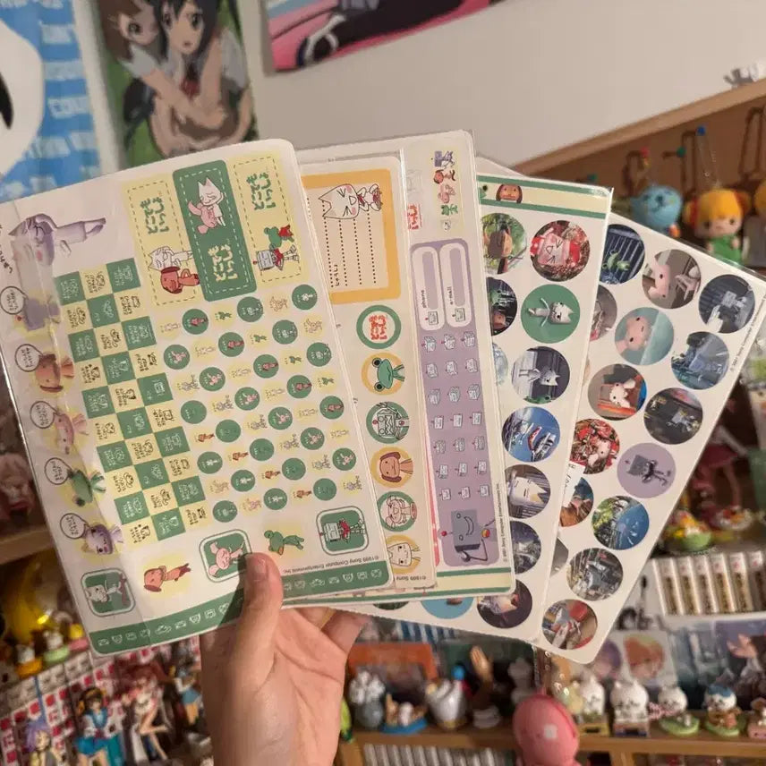 [BUNJANG] Classic Dokodemo Issyo Toro Sticker Set Bundle / 고전 도코데모잇쇼 토로 스티커 세트 일괄