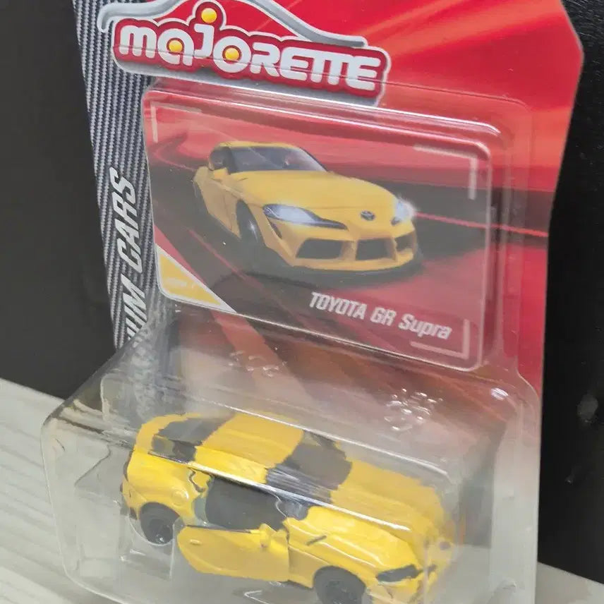 [BUNJANG] Majorette Toyota GR Supra Yellow Diecast Model / 마조렛 토요타 GR 수프라 옐로우. 다이캐스트