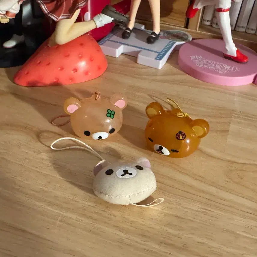 [BUNJANG] Vintage Rilakkuma &amp; Korilakkuma Keyring Bundle / 고전 리락쿠마 코리락쿠마 키링