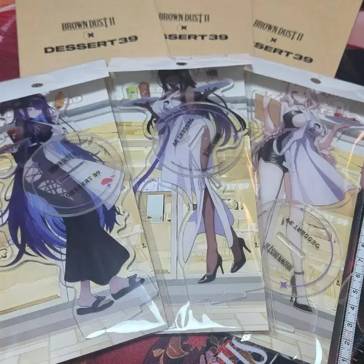 [BUNJANG] Brown Dust 2 Dessert39 Acrylic Stand Set / 브라운더스트2 디저트39 아크릴 스탠드 세트