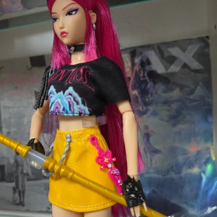 [BUNJANG] K-Pop Demon Hunters Huntrix Mira Doll Unsealed / 케이팝데몬헌터스 케데헌 헌트릭스 미라 인형 개봉품