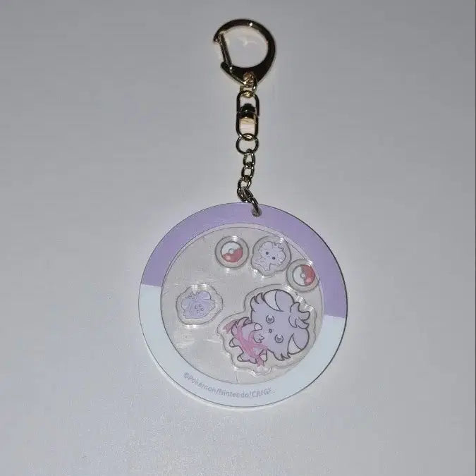 [BUNJANG] Pokemon Pocket Monsters Nyasper Wobbly Keychain / 포켓몬 포켓피스 흔들키링 냐스퍼