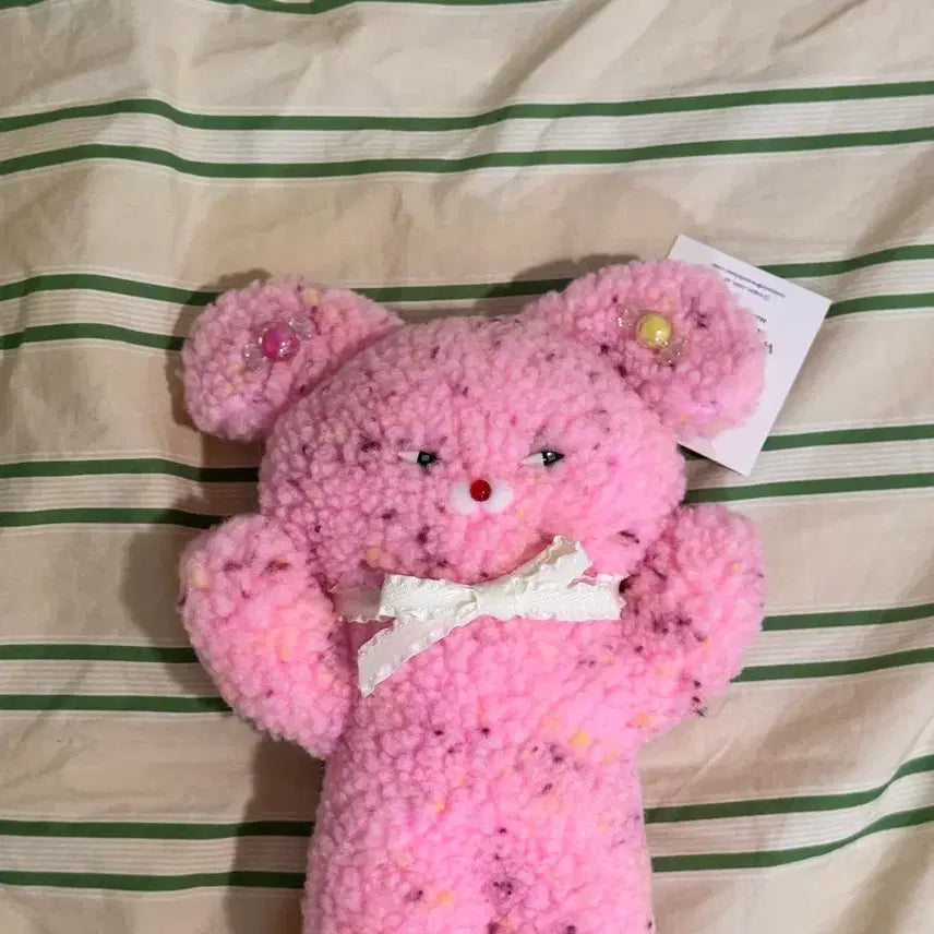 [BUNJANG] Wasabibear Strawberry Candy Limited Edition Doll / 와사비베어 딸기캔디 한정판 (개봉,새상품) 택O