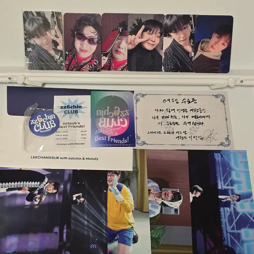 [BUNJANG] Lee Changsub The Wayfarer Encore Fanclub Booth + Entry Photocard / 이창섭 the wayfarer 앙콘 팬클럽부스+입장포카 (첫콘)