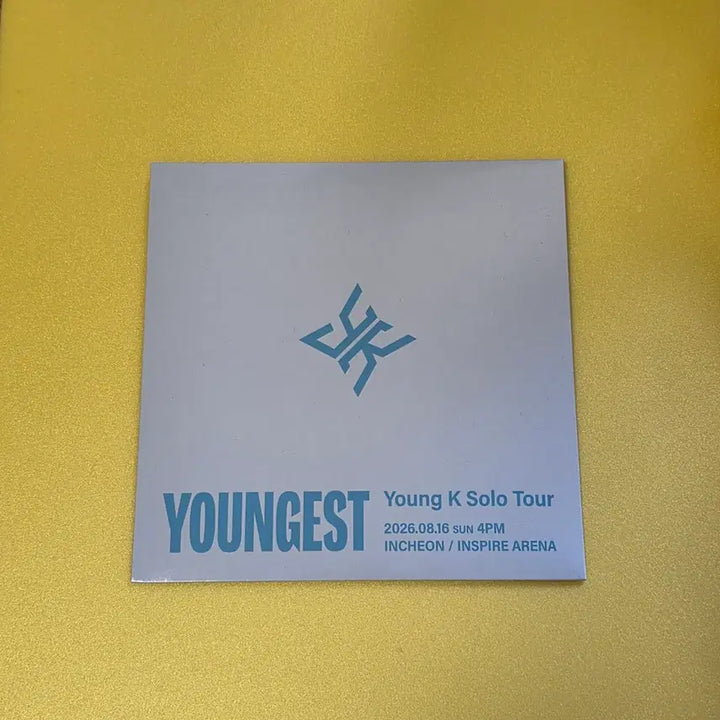 [BUNJANG] Young K Solo Concert "Youngest" Final Concert Entrance Gift &amp; Film Postcard Bundle Set / [입장기프트&amp;필름 일괄] 영케이 솔로콘서트 솔콘 영기스트 막콘 입장기프트 필름 엽서 양도