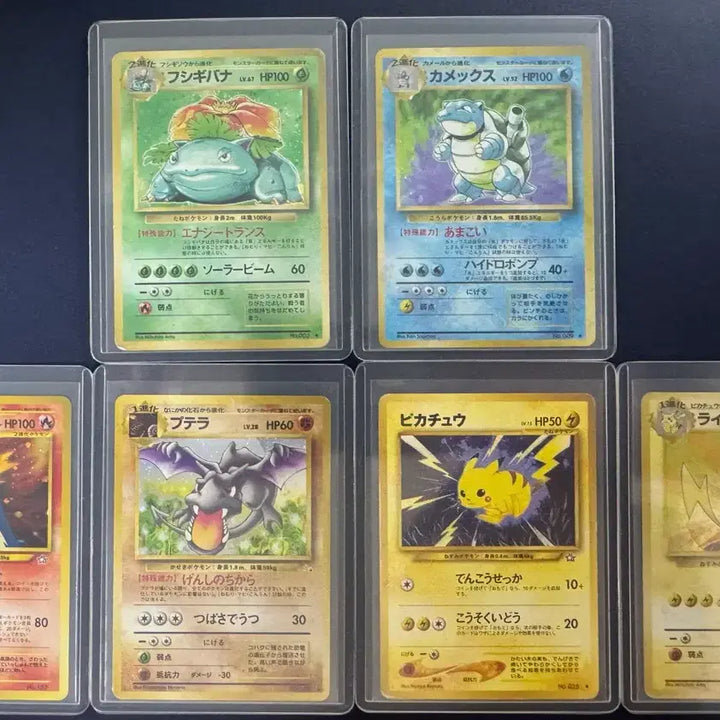 [BUNJANG] Pokemon Cards First Edition Bundle / 포켓몬카드 초판 이상해꽃, 거북왕, 피카츄 등 일괄