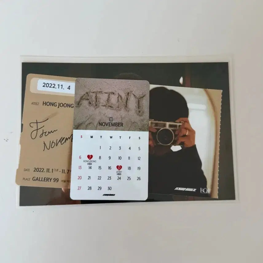 [BUNJANG] ATEEZ Hongjoong Exhibition POB / Ateez hongjoong 에이티즈 홍중 전시회 특전