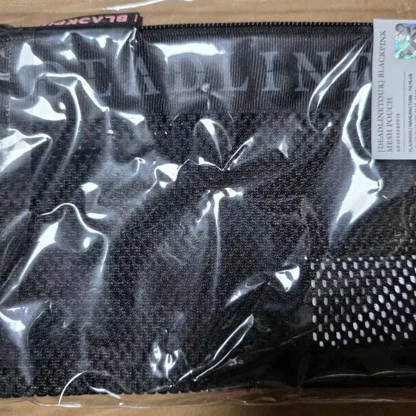 [BUNJANG] BLACKPINK BP Deadline Mesh Pouch Official MD Jennie Jisoo Lisa Rosé World Tour / 블랙핑크 데드라인 BLACKPINK BP Deadline 매쉬 파우치 제니 지수 리사 로제 공식 MD 월드투어 포카 포토카드