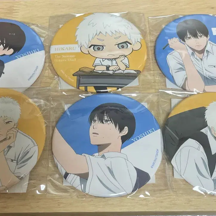 [BUNJANG] HIKARU Leather Summer Kuji Lucky Draw Bundle Set Can Badge / 히카루가죽은여름 쿠지 캔뱃지 미개봉 일괄