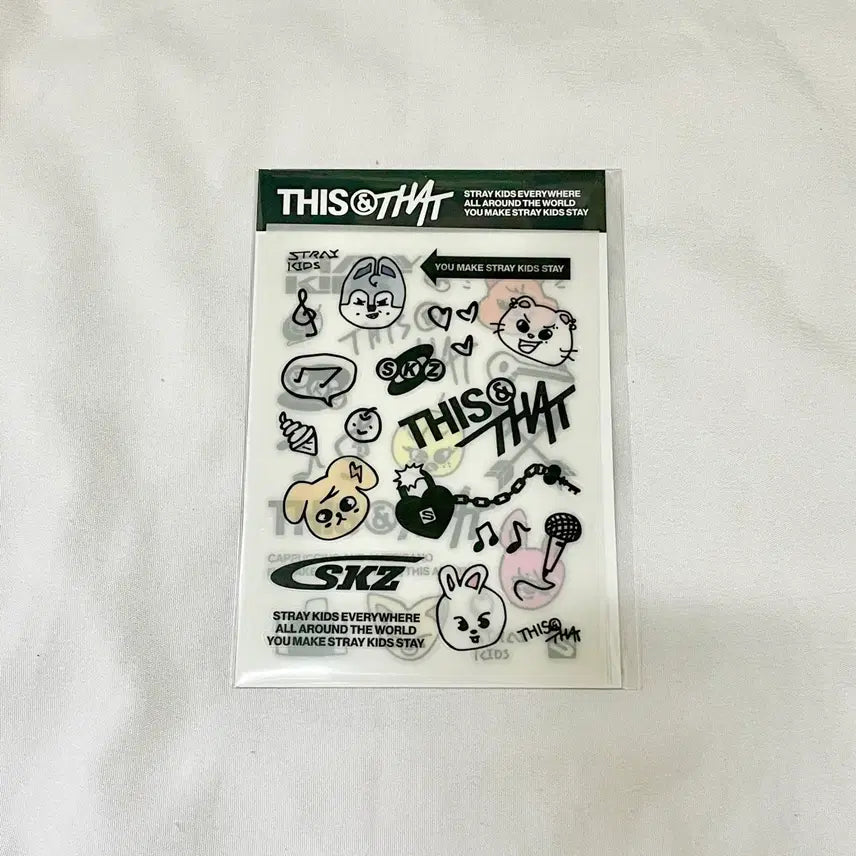 [BUNJANG] Stray Kids THIS MANIA Tattoo Sticker / 스키즈 디스앤댓 팝업 md 타투스티커