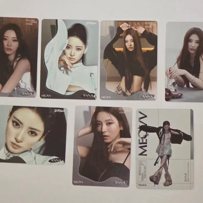 [BUNJANG] Terreka MEOVV Anna 7-Piece Photocard Set / 테레카 미야오(MEOVV) 안나 7종 포토카드